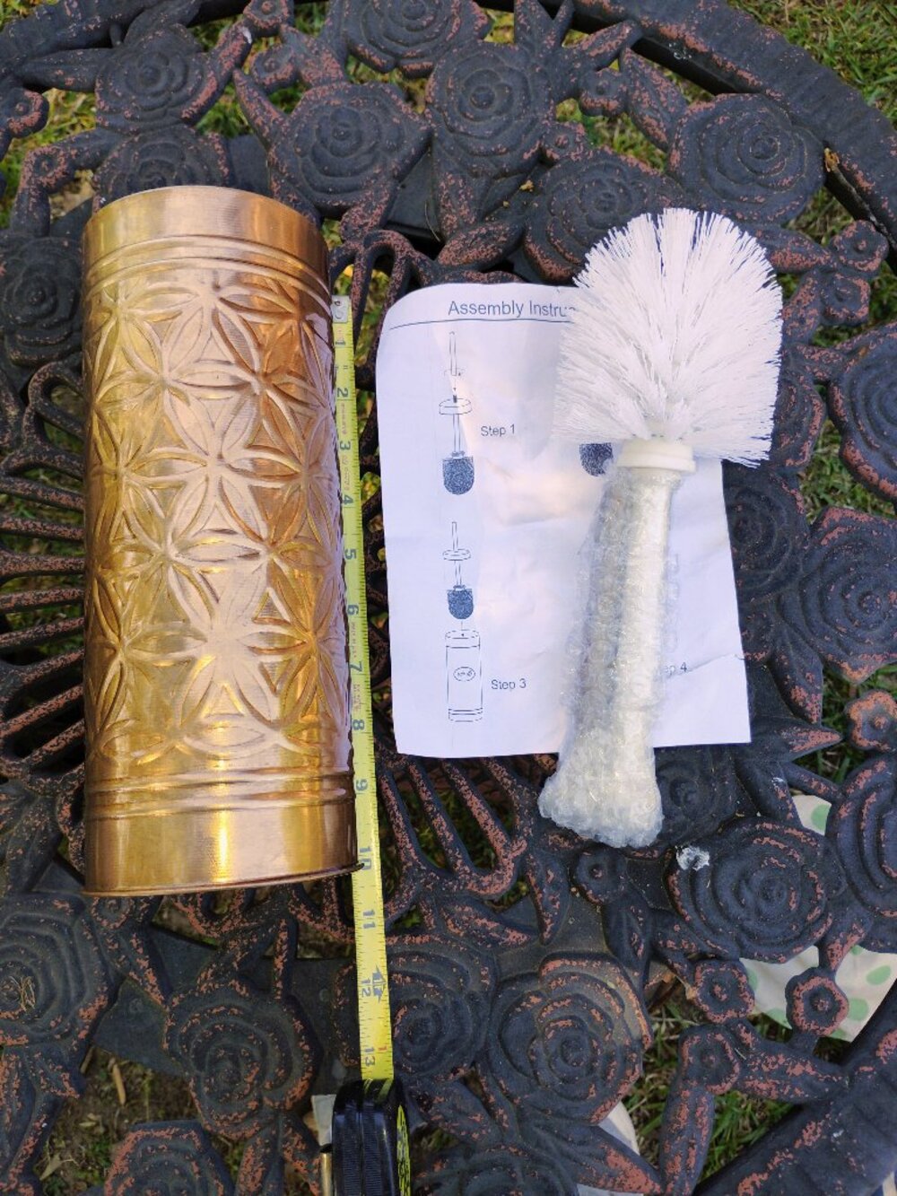 Toilet brush and holder